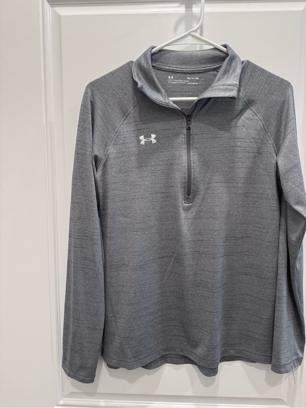 Under Armour Heather Gray Full-Zip Athletic Jacket